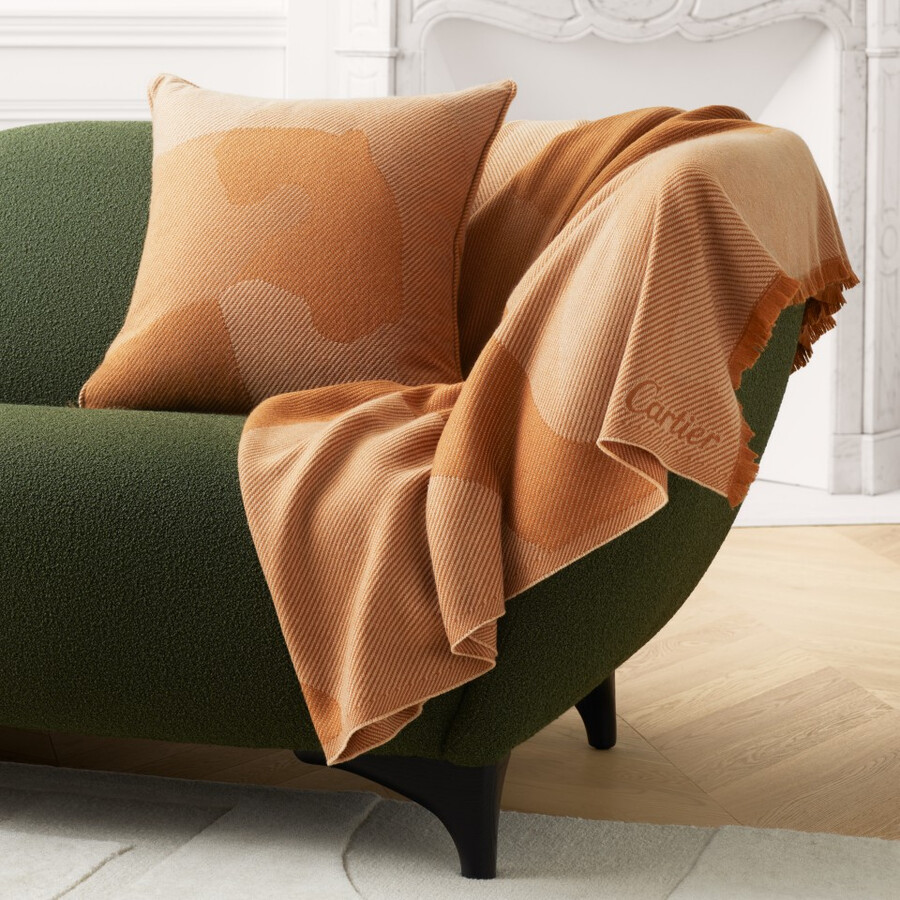 panthère de cartier blanket