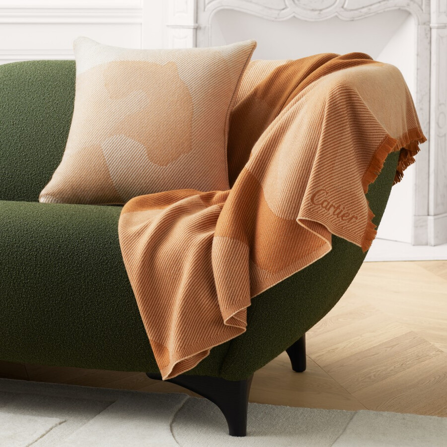 panthère de cartier blanket