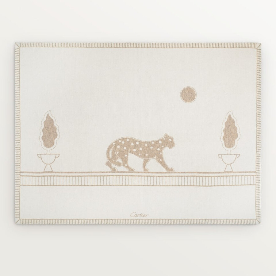 panthère de cartier blanket