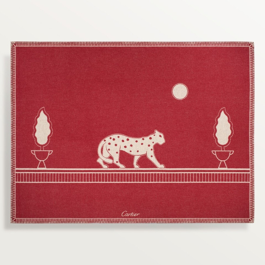 panthère de cartier blanket