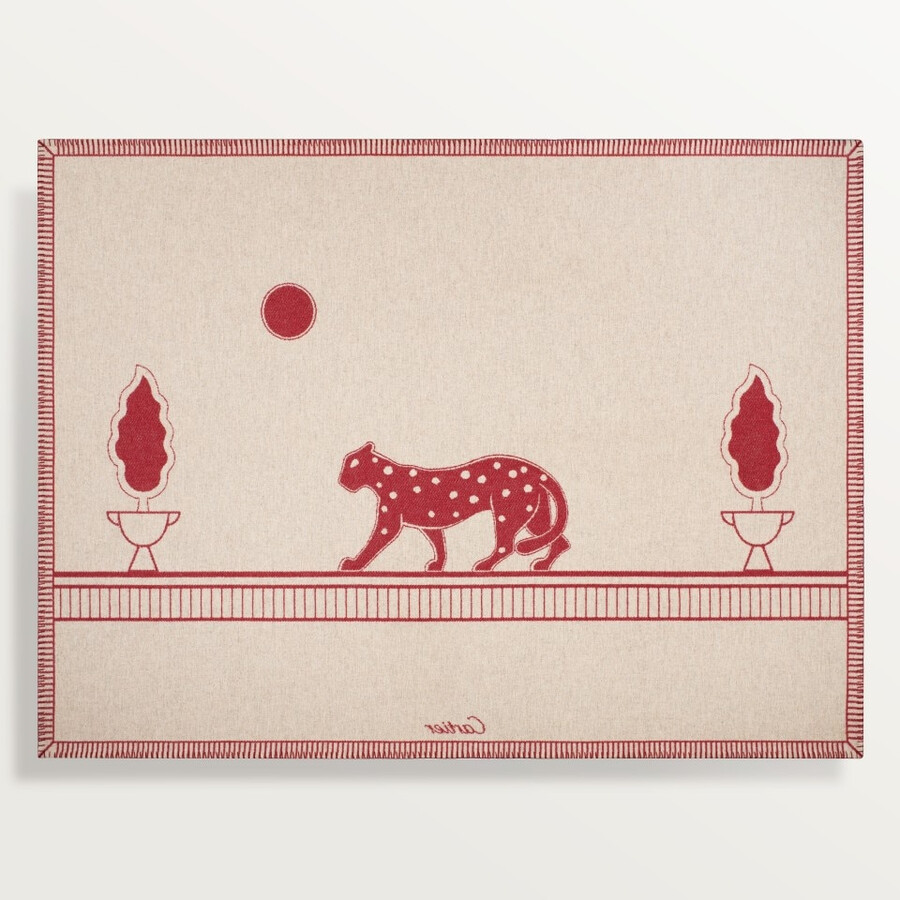 panthère de cartier blanket