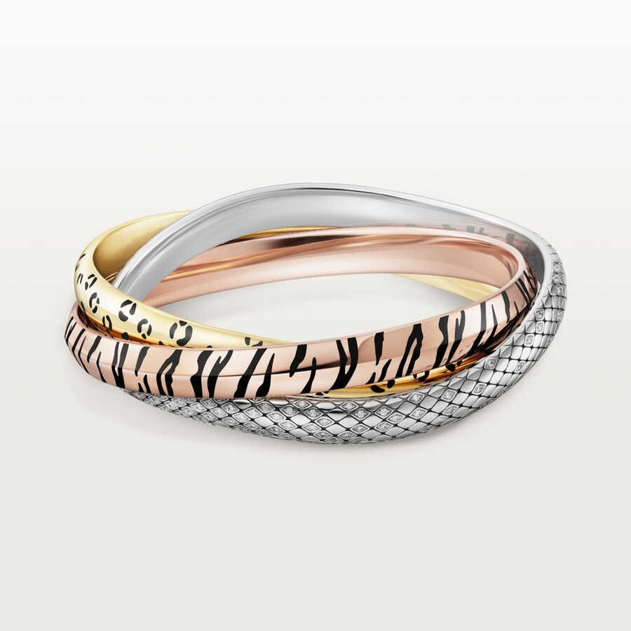 trinity bracelet lacquer diamonds