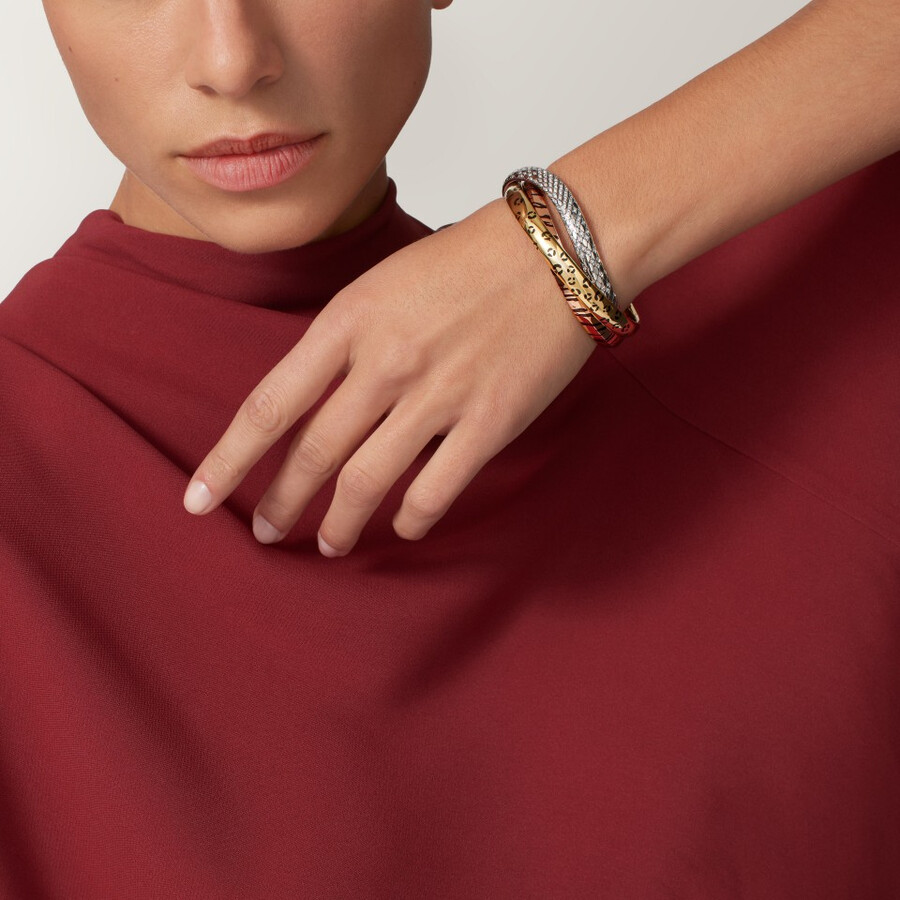 trinity bracelet lacquer diamonds