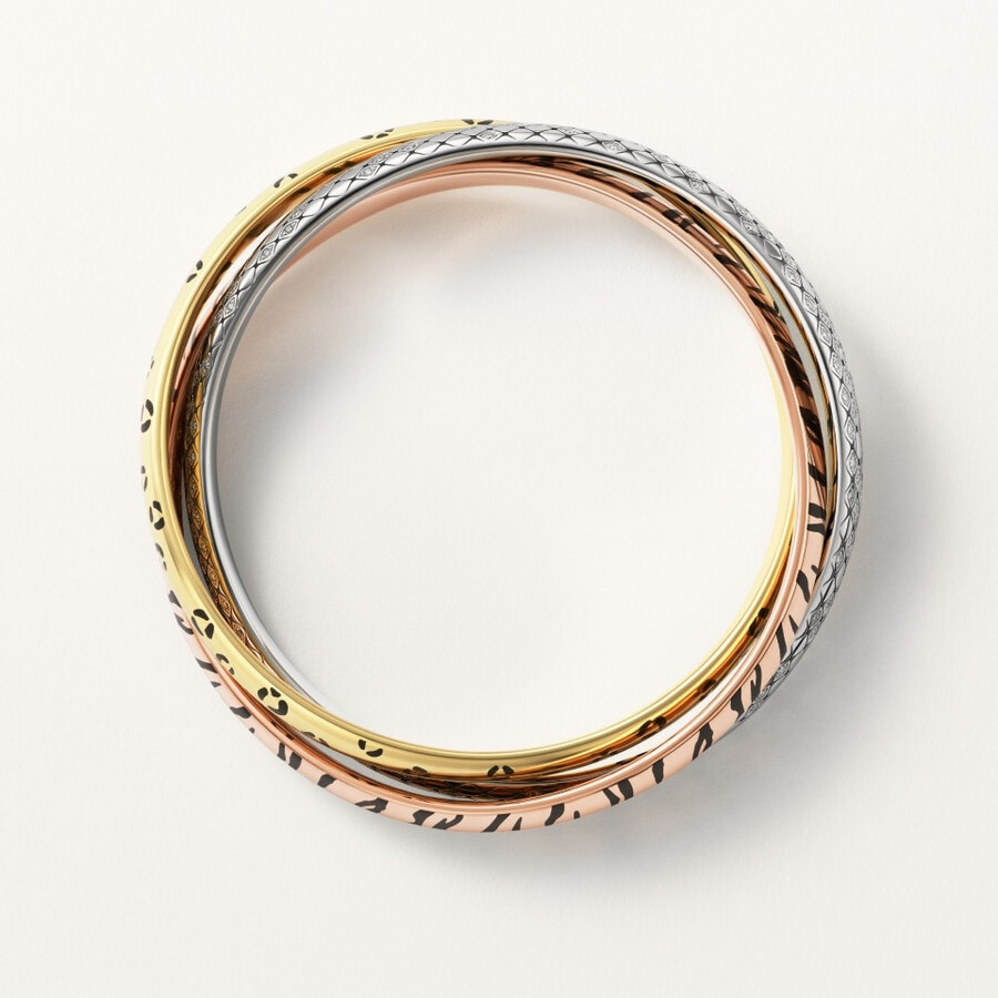trinity bracelet lacquer diamonds