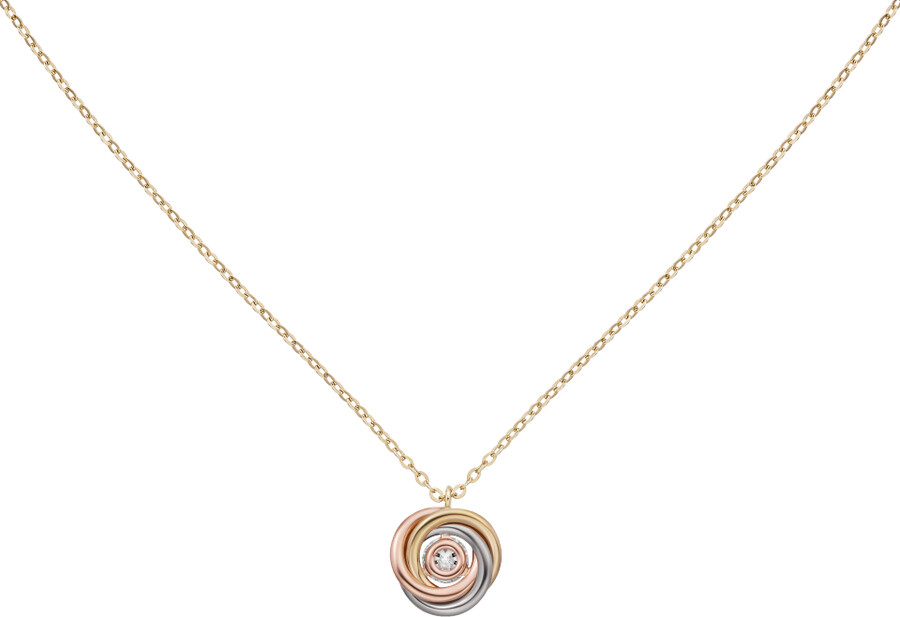 trinity pendant 1 diamond paved