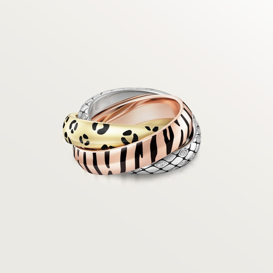 trinity ring lacquer half-paved