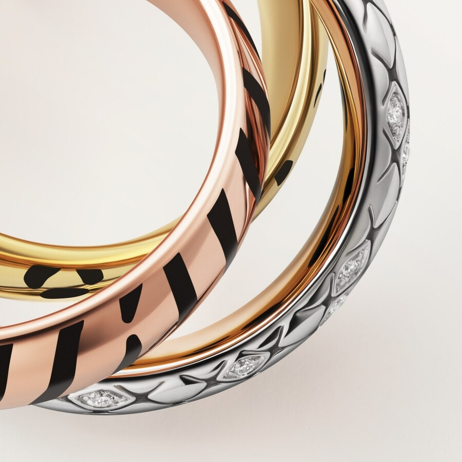 trinity ring lacquer half-paved