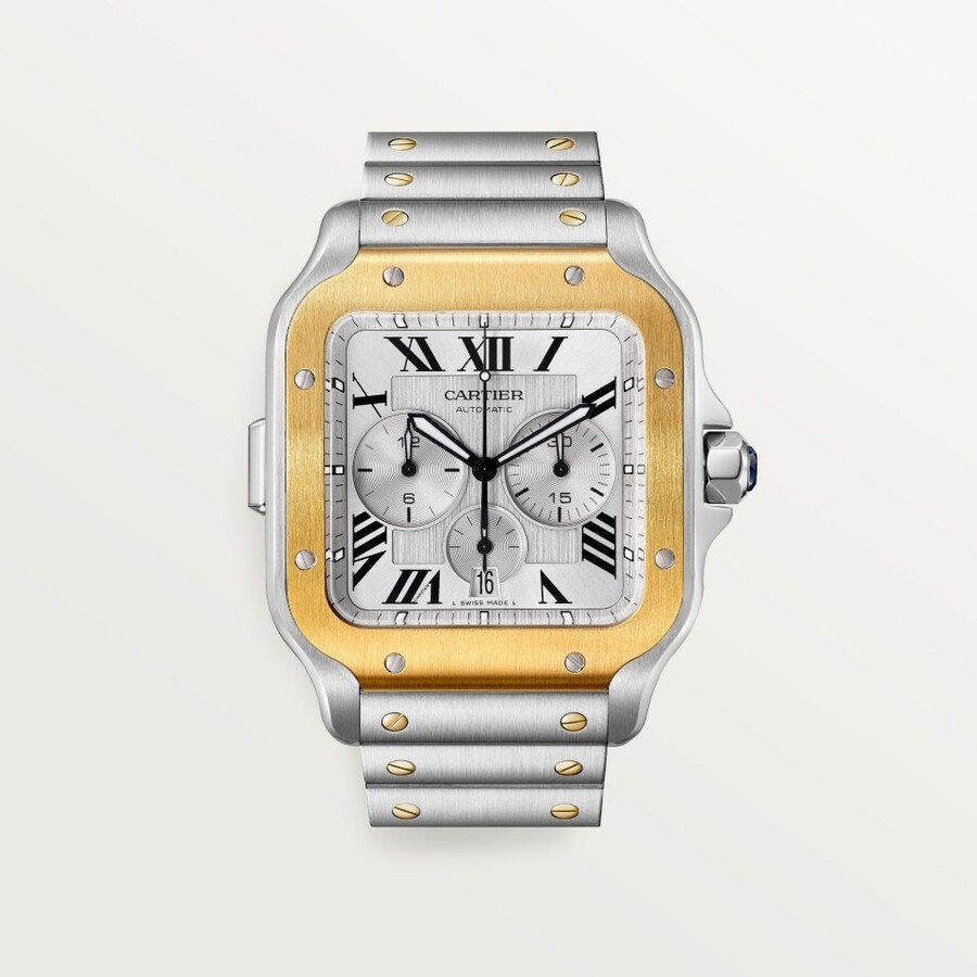 santos de cartier chronograph watch