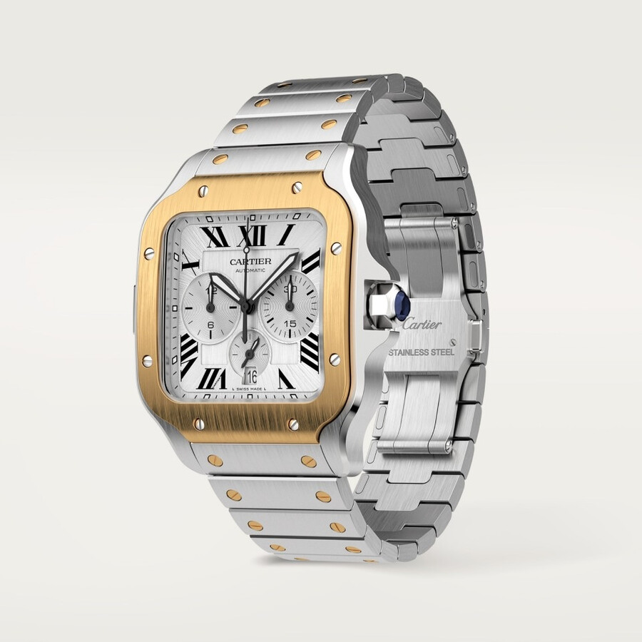 santos de cartier chronograph watch