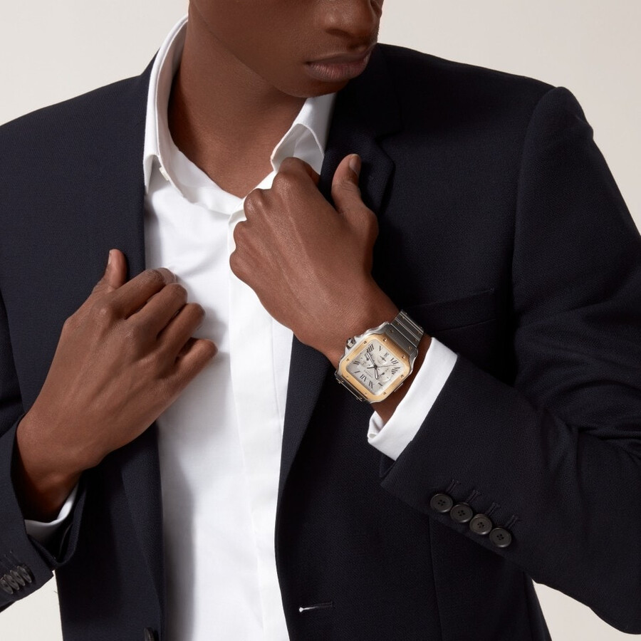 santos de cartier chronograph watch