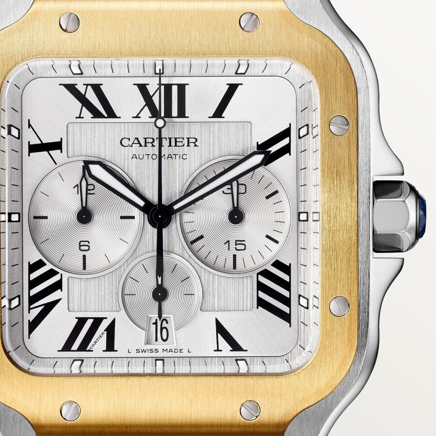 santos de cartier chronograph watch