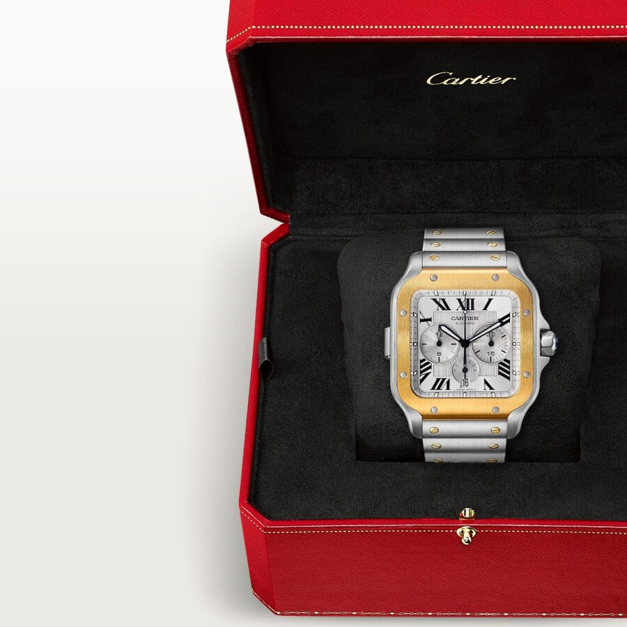 santos de cartier chronograph watch