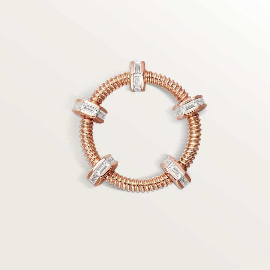 ecrou de cartier ring diamonds